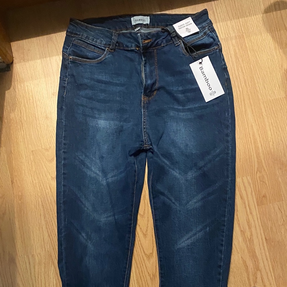 New BAMBOO women’s Dark Blue Slim skinny Jeans 11/12